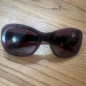 Burberry Plum-Tinted Oversized Sunglasses